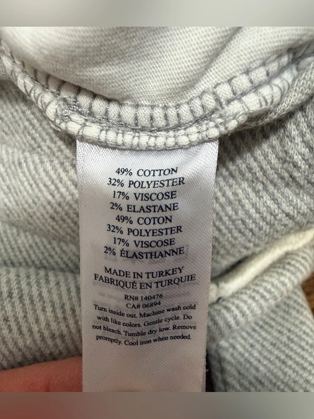 Faherty Grey Drawstring Jogger Pants Ultra Soft Size Large